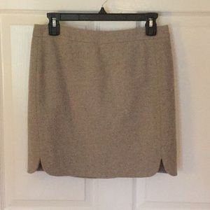 J. Crew Skirt Size 2 Light Gray